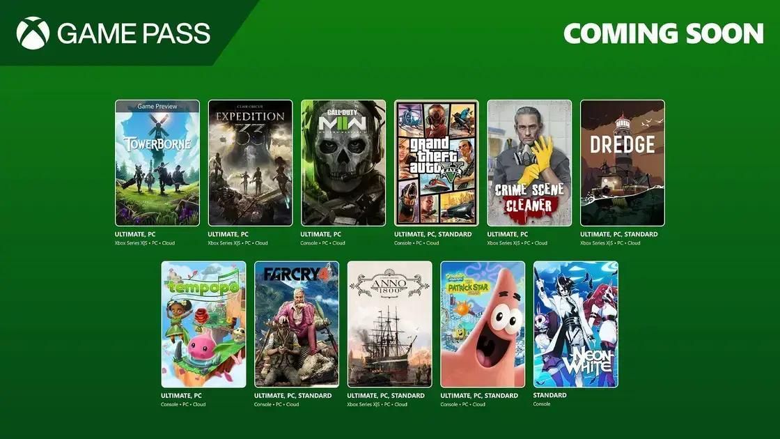 Novos Jogos do Game Pass: 10 Lançamentos Imperdíveis em Abril