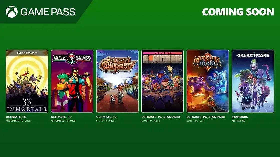 Novos Jogos do Game Pass em Março: Veja a Lista Completa!