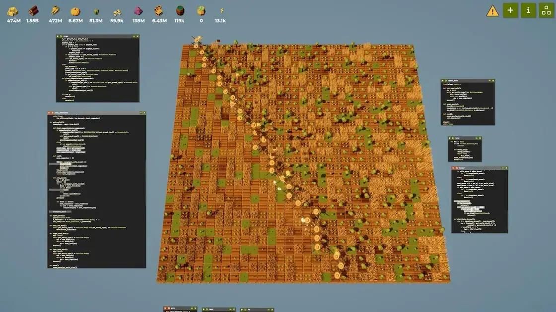 O jogo que mistura programação e fazenda: descubra o fenômeno na Steam