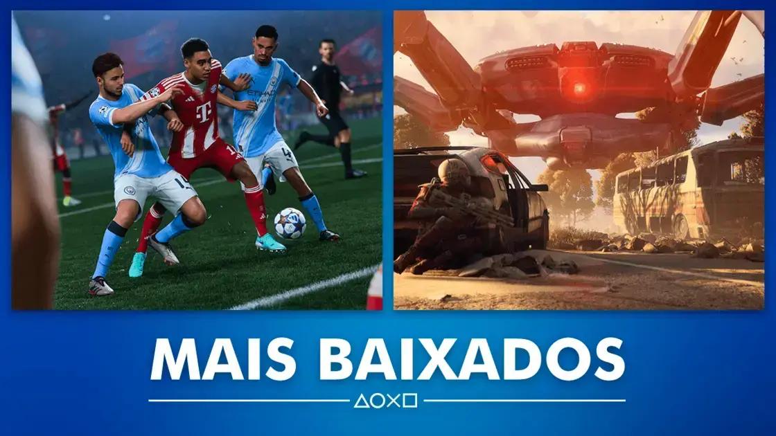 Os jogos mais populares da PlayStation Store no último mês
