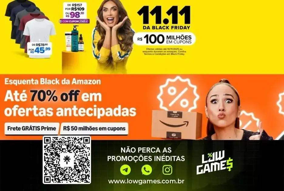 Prepare-se para as Super Promoções de 11.11 no Low Games!