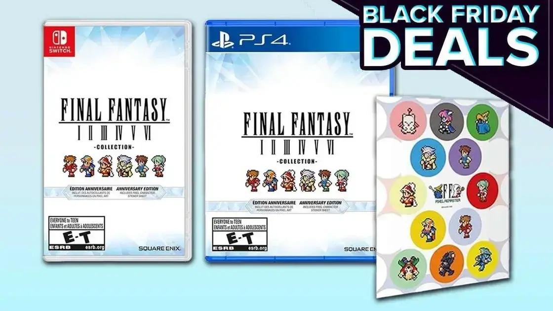 Promoções imperdíveis de Final Fantasy na Black Friday 2025