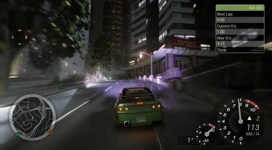 Remake de Need for Speed Underground 2 na Unreal Engine 5: Demo Liberada