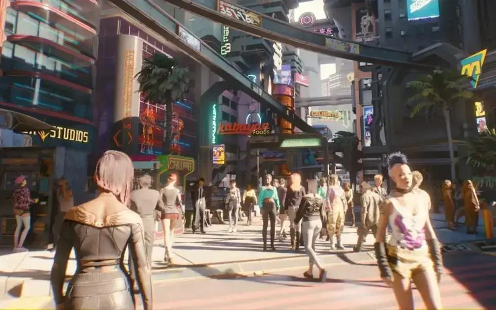 Sequência de Cyberpunk 2077: Multidões Mais Realistas