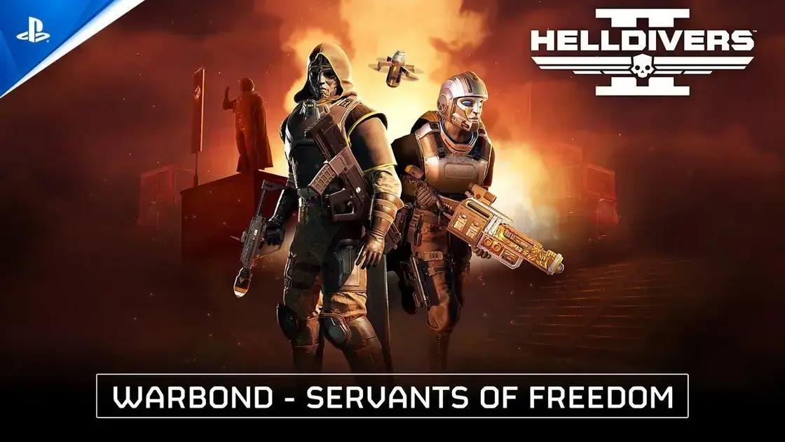 Servos da Liberdade: Novo Bônus de Helldivers 2 Chega Hoje