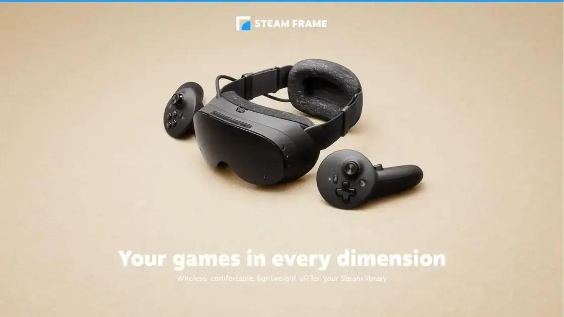 Valve Lança Steam Frame: O Novo Headset VR que Promete Revolucionar o Jogo
