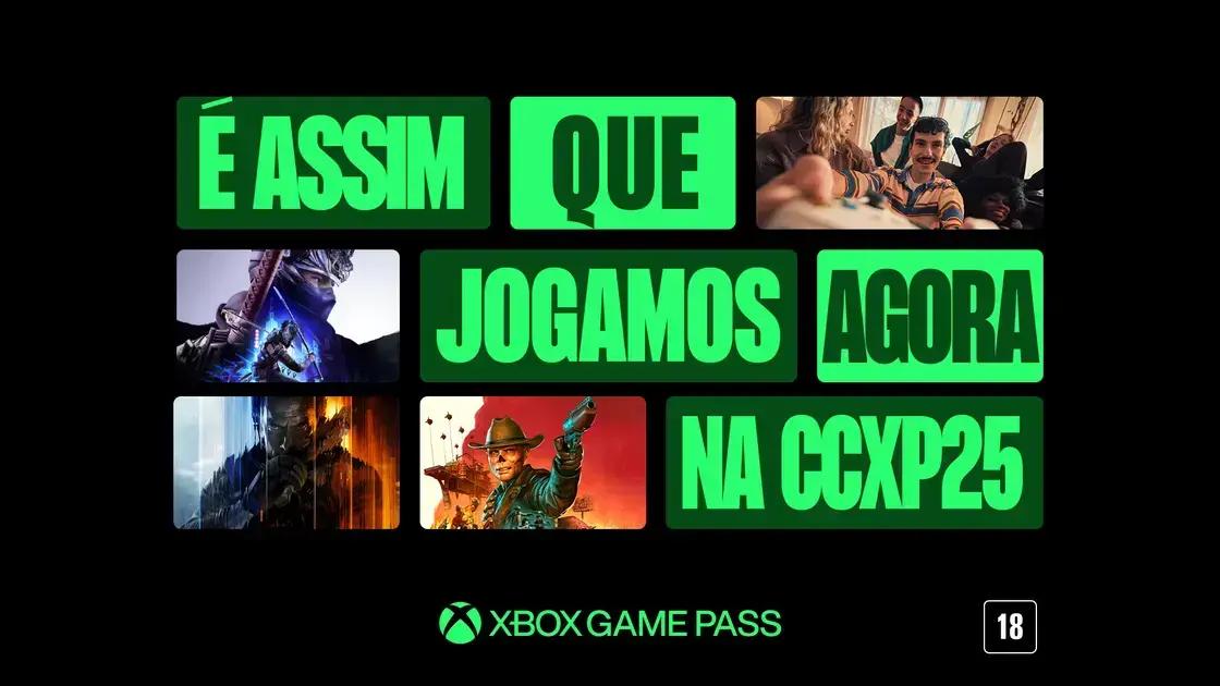 Xbox Game Pass brilha na CCXP 2025 com atrações imperdíveis